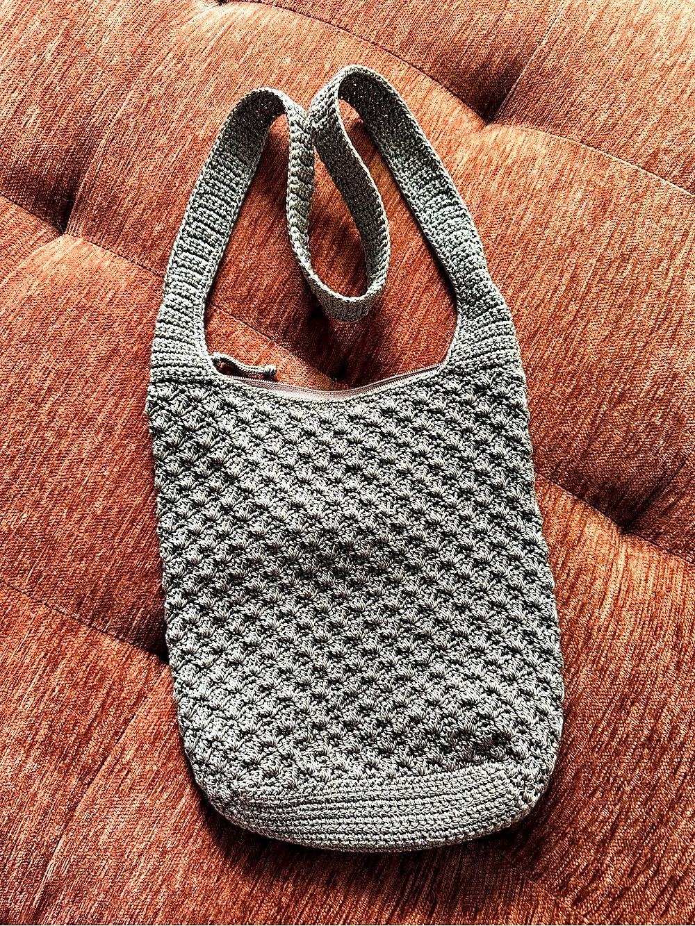 Warren Reed Crochet Shoulder Bag in Brown
